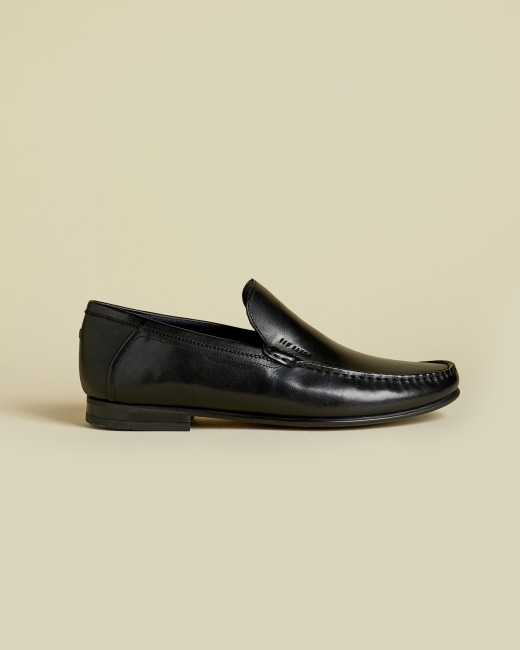 Leather loafers - Black | Shoes | Ted 