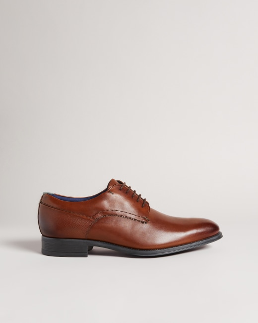 Leather Derby shoes - Tan | Formal 