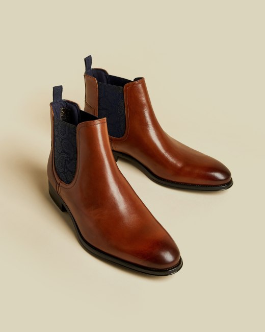 Leather Chelsea boots - Tan | Boots 