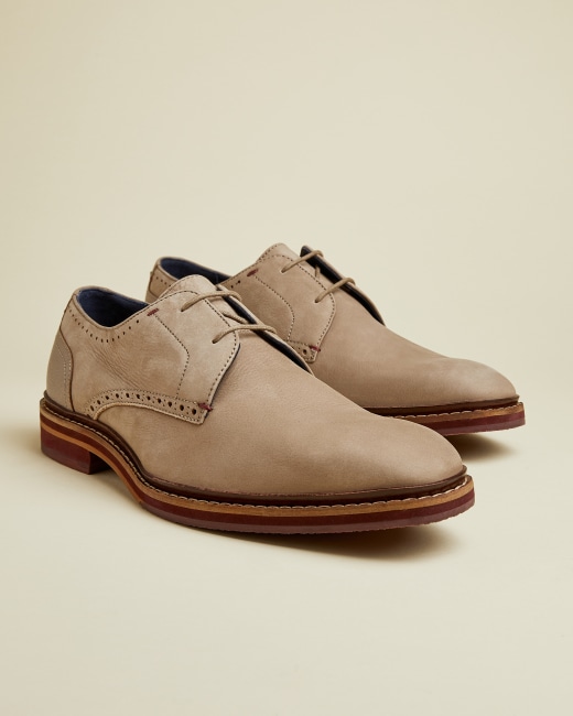 casual suede derby shoes