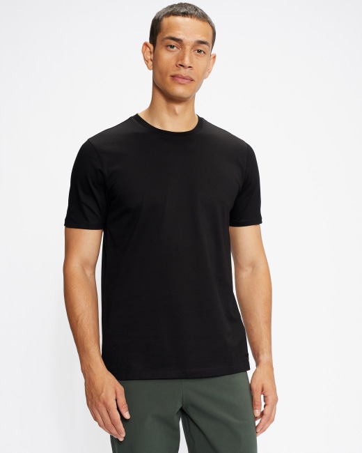 Regular fit T-shirt - Black | Tops and T-shirts | Ted Baker ROW