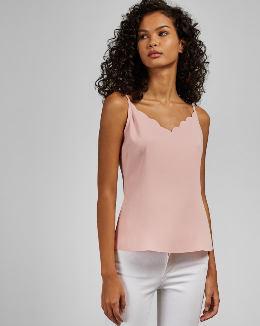 pink camisole tops