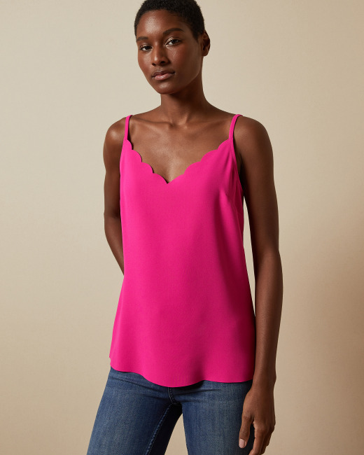 pink camisole tops