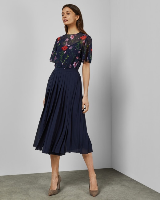 ted baker pleated