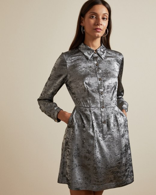 ted baker gray dress