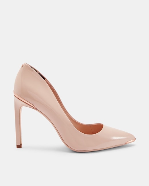 pink patent leather shoes