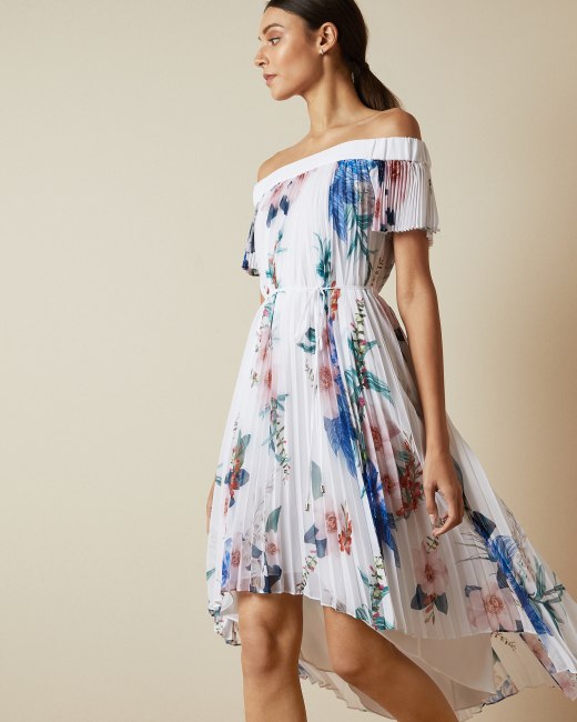 ted baker pleated dress
