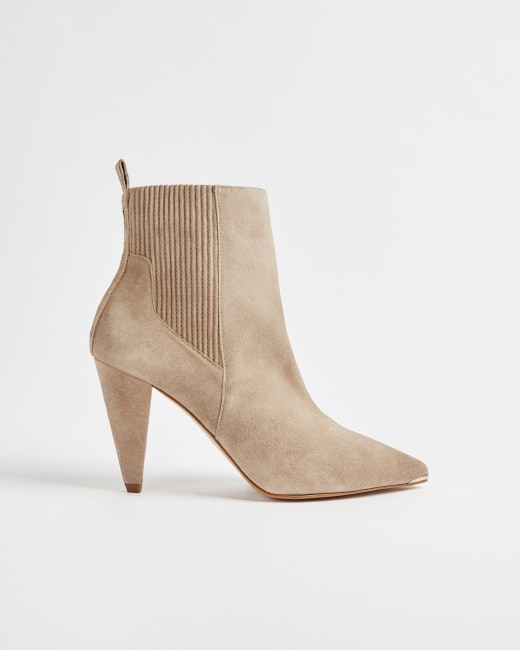taupe ankle boots uk