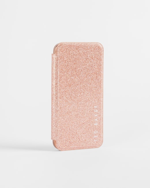 Glitter Iphone 12 Pro Max Mirror Case Baby Pink Tech Accessories Ted Baker Row