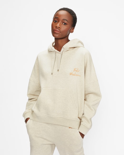 Marl hoodie - Camel | Tops and T-shirts | Ted ROW