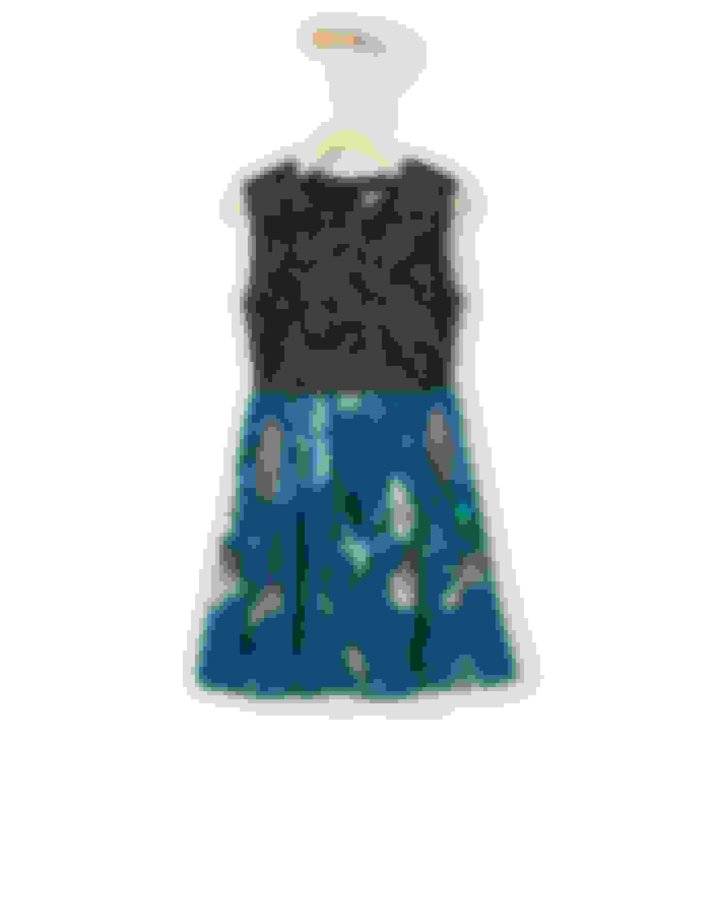 Dark Blue Floral pleated dress Ted Baker
