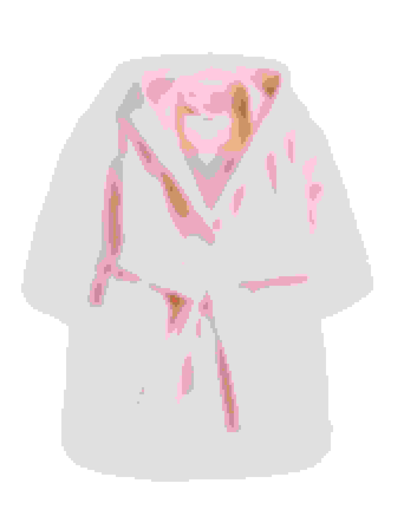 Rose pâle Robe de chambre à capuche Ted Baker