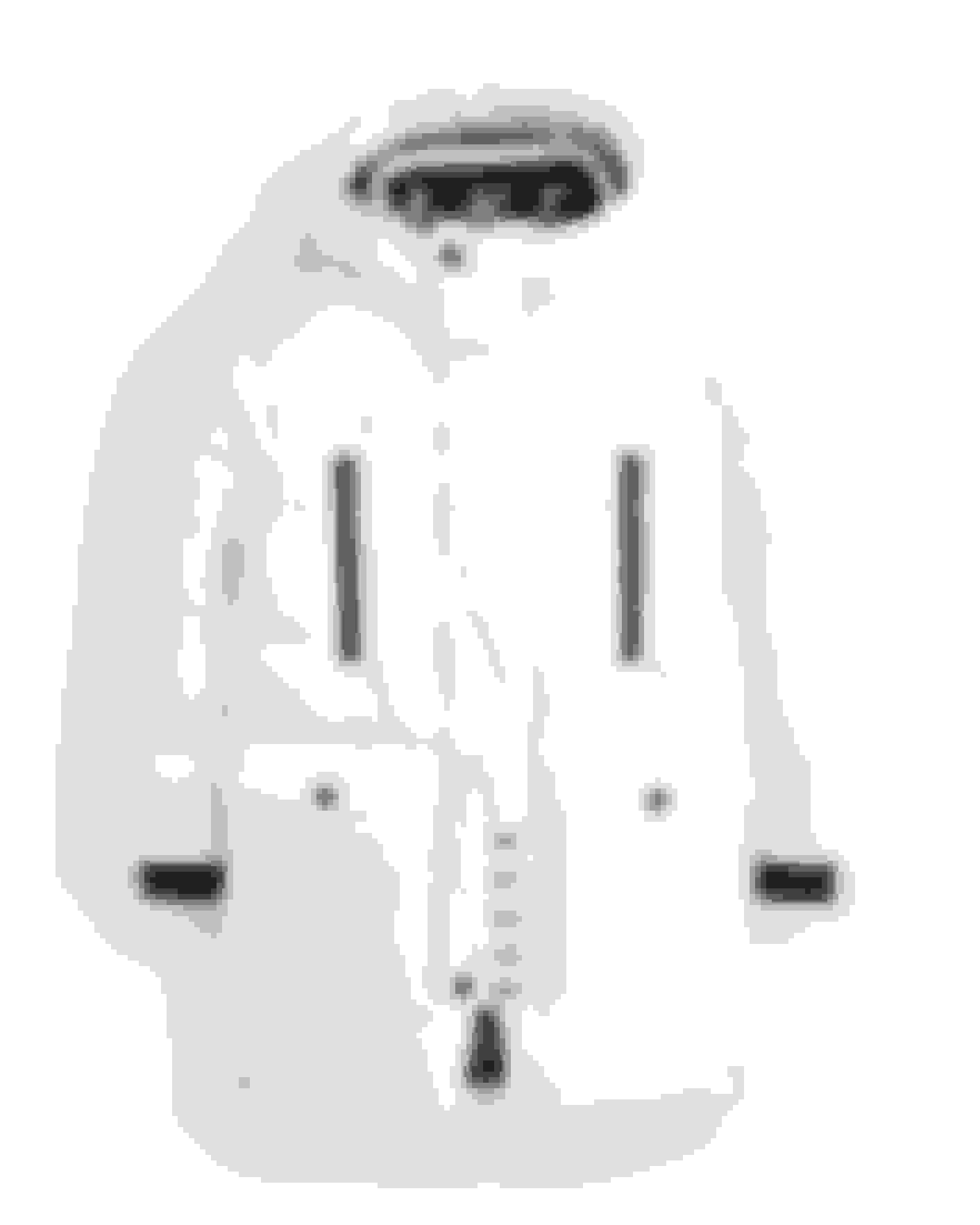 Blanc Doudoune avec logo Ted Baker