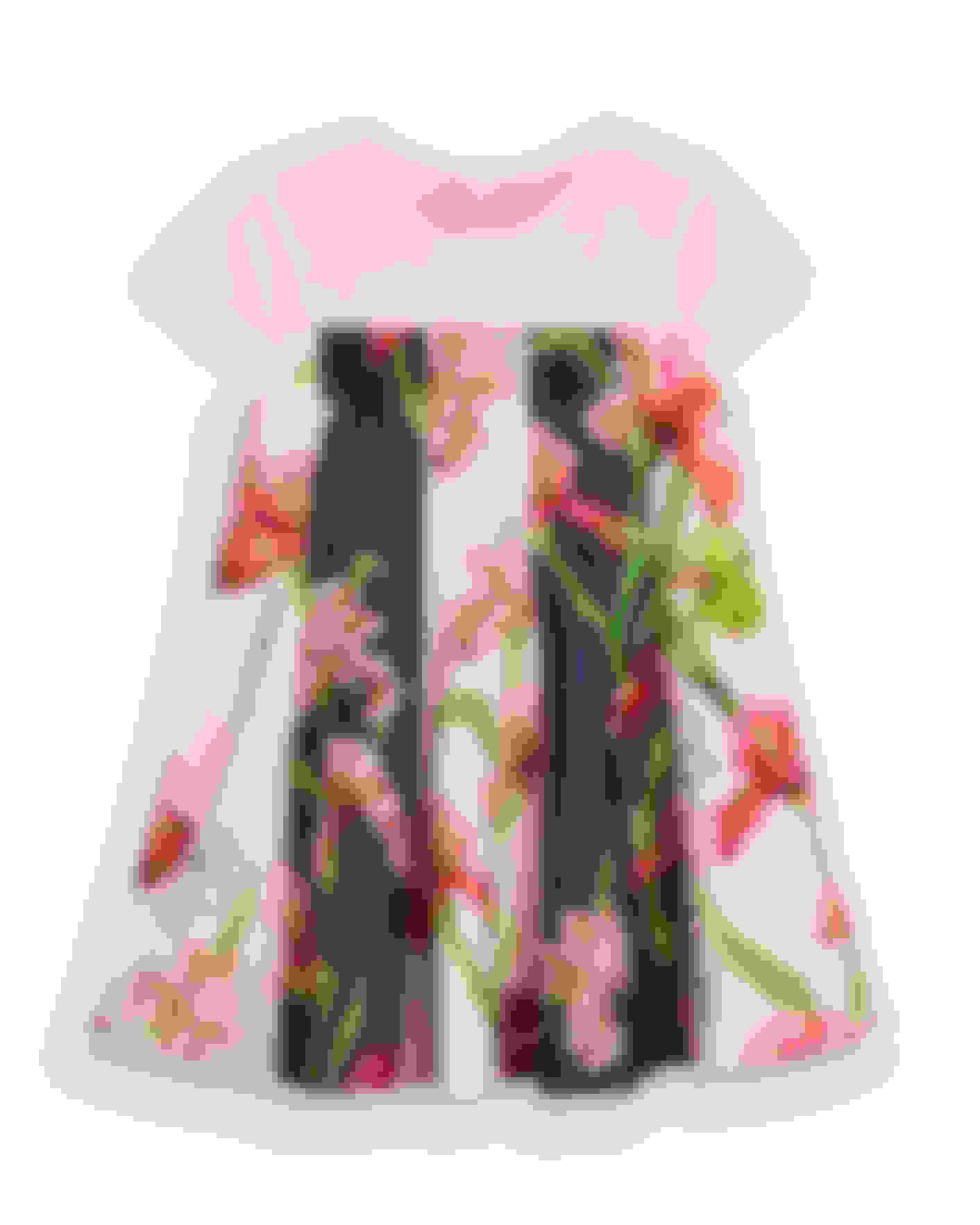 Light Pink 901641 Printed SS Dress Ted Baker