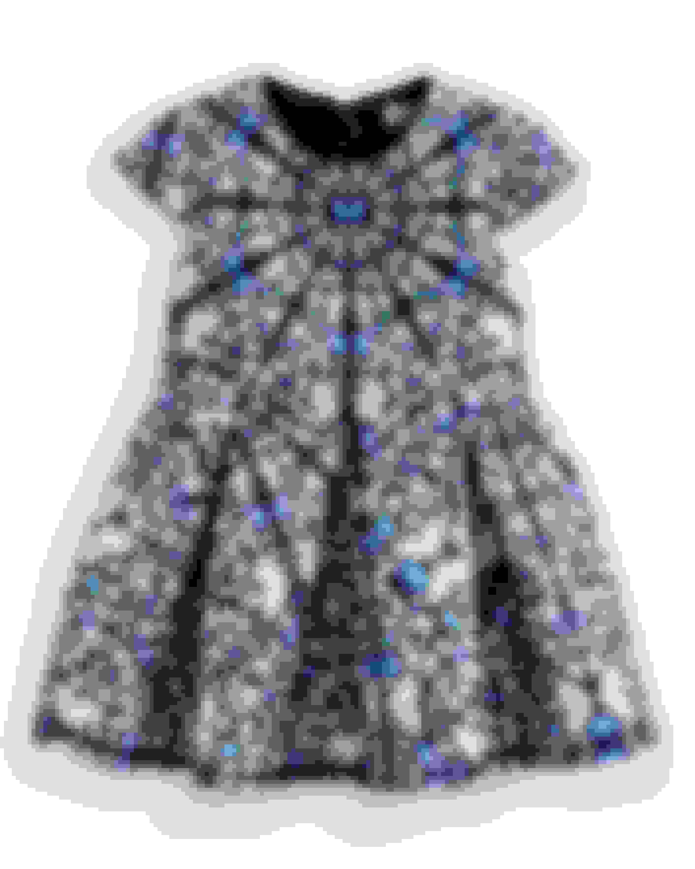 Helllila Kleid mit Kaleidoskop-Schmetterlingsmuster Ted Baker