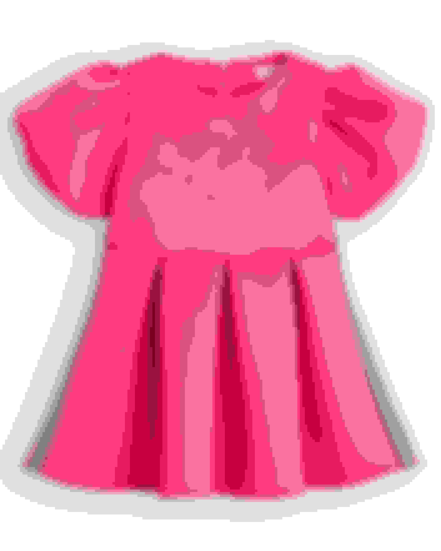 Bright Pink Puff Sleeve Scuba Skater Dress Ted Baker