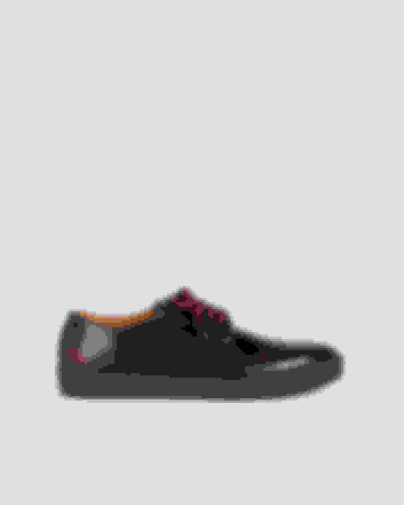 Dunkelrot Derby-Schuhe aus Lackleder Ted Baker