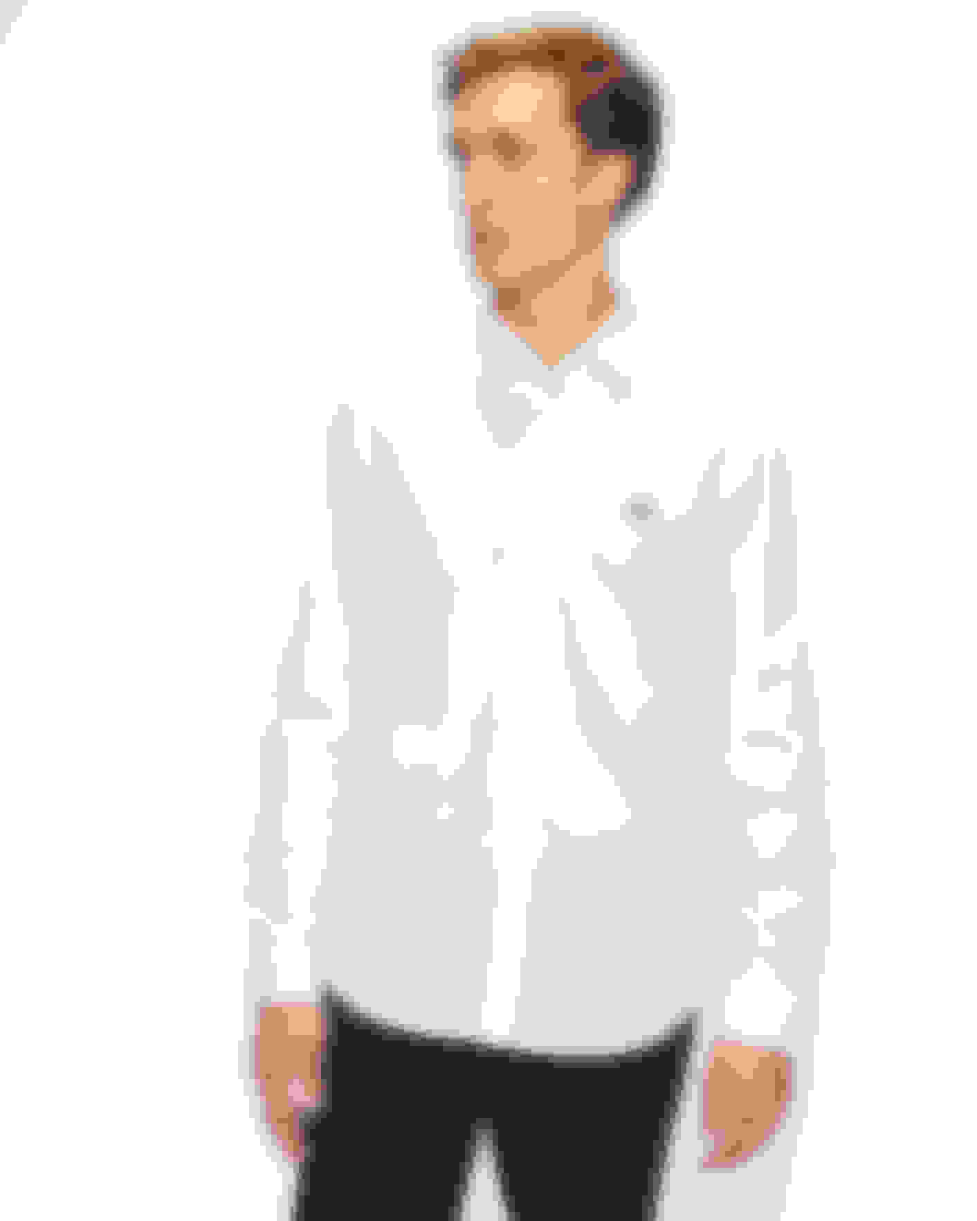 Weiß Popeline-Hemd Ted Baker