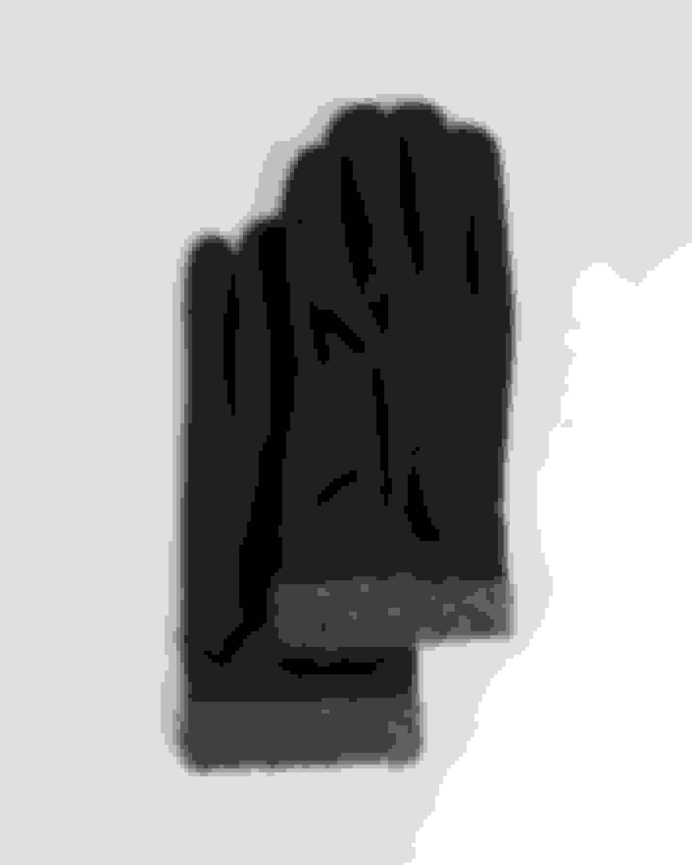 Black Nubuck Fleece Lined Gloves Ted Baker