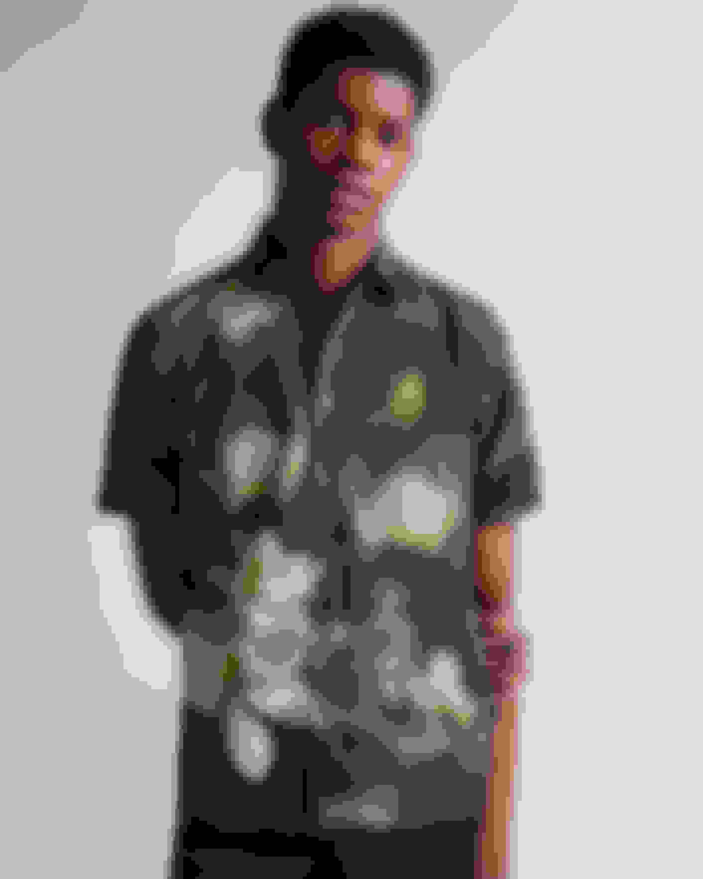 Noir Chemise à manches courtes imprimé Photographic Ted Baker