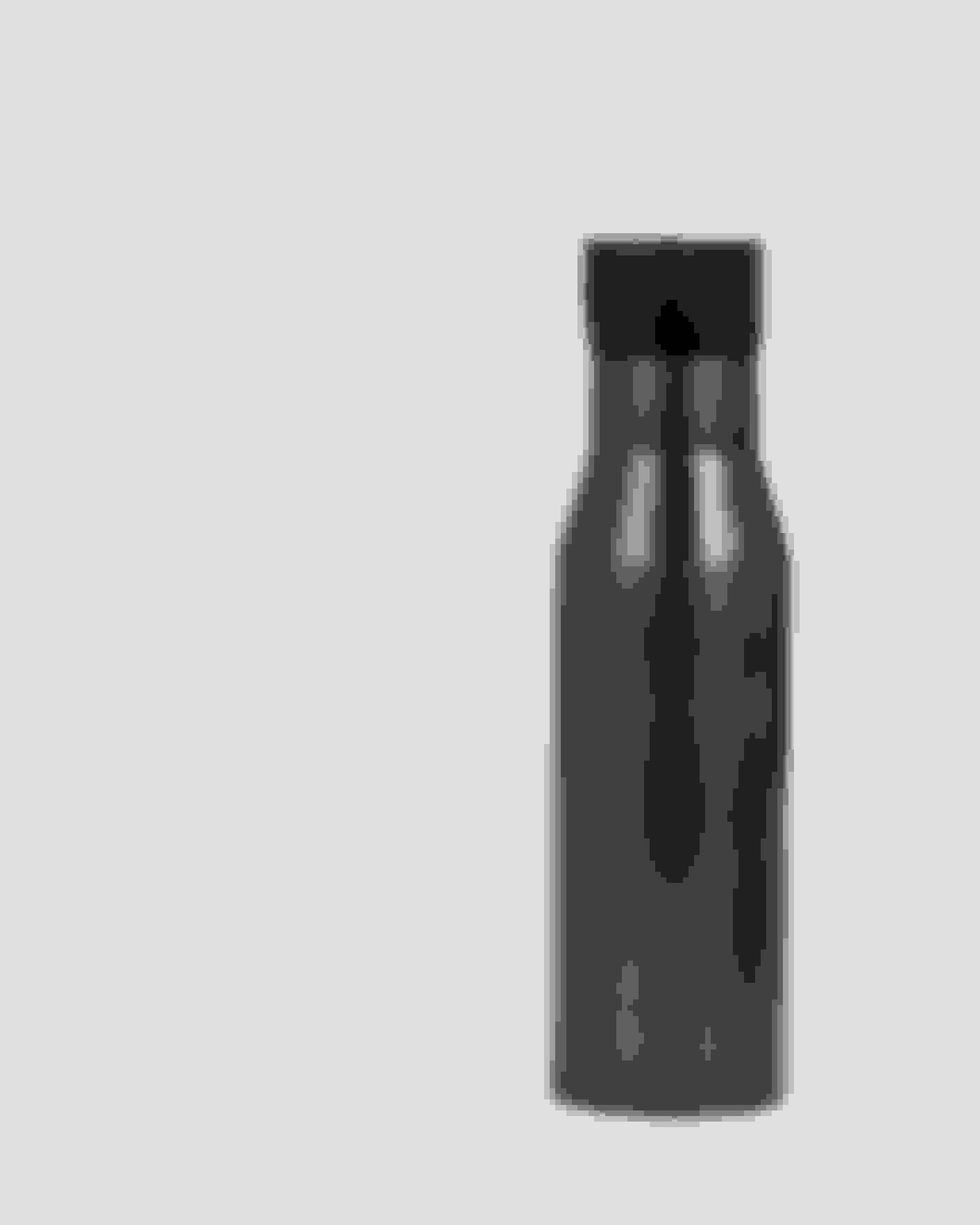 Schwarz Wasserflasche aus Edelstahl 425ml Ted Baker