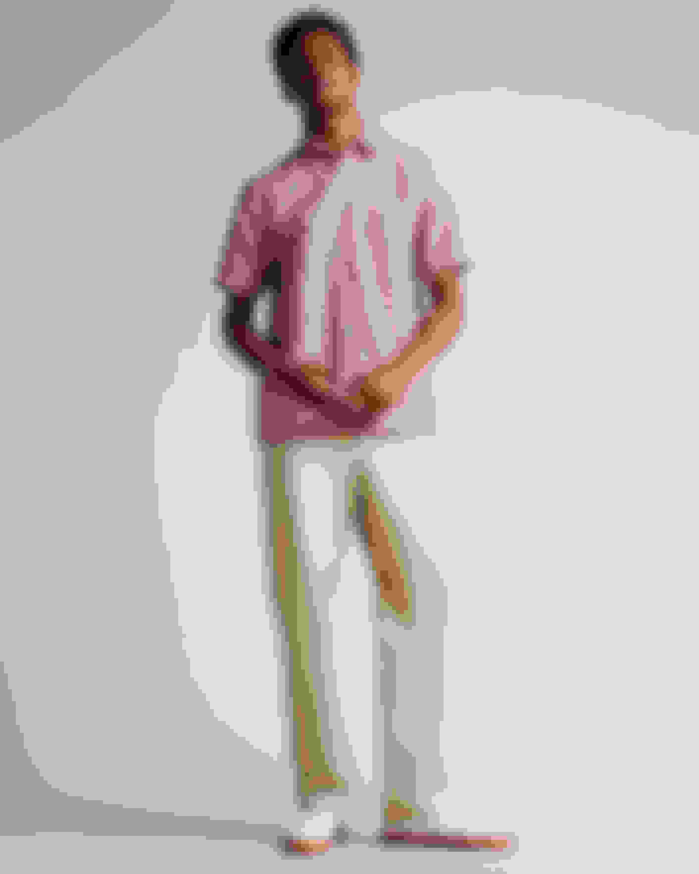 Light Pink Short Sleeve Retro Spot Print Shirt Ted Baker