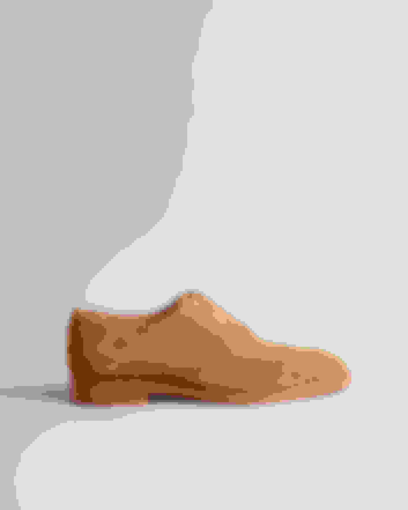 Hellbraun Brogue-Schuhe aus Veloursleder Ted Baker