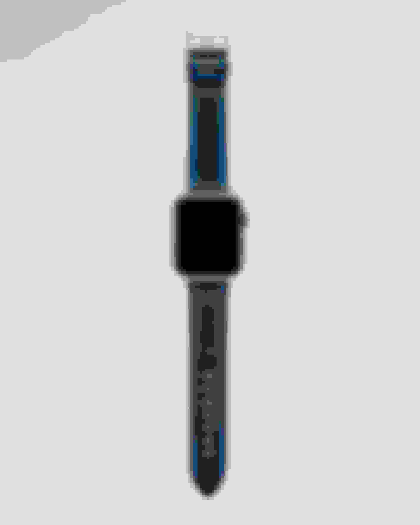 Bleu Bracelet Apple Watch rayé en cuir Ted Baker