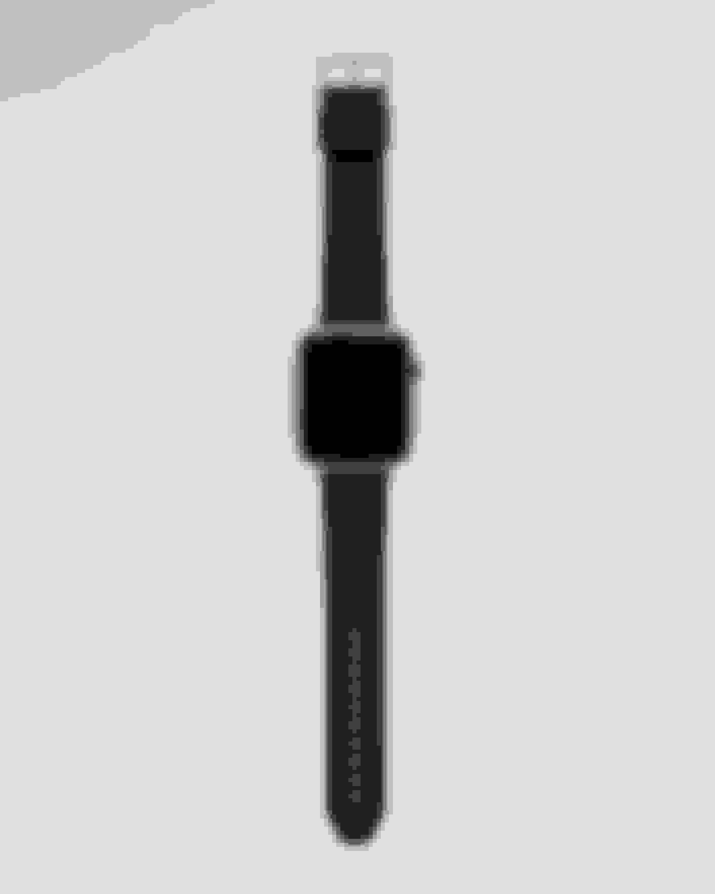 Black Silicone Logo Apple Watch Strap Ted Baker