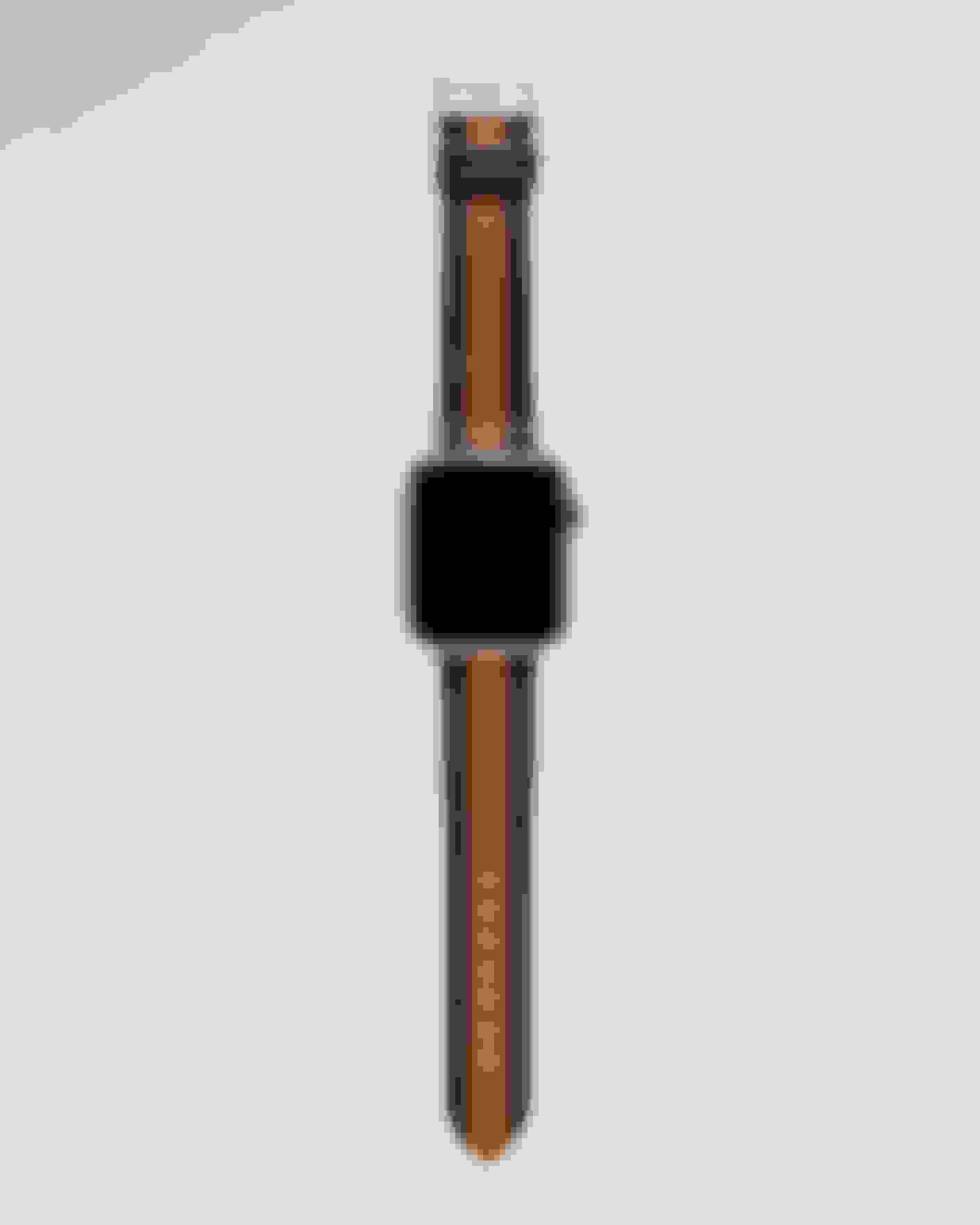 Beige Bracelet Apple Watch rayé en cuir Ted Baker