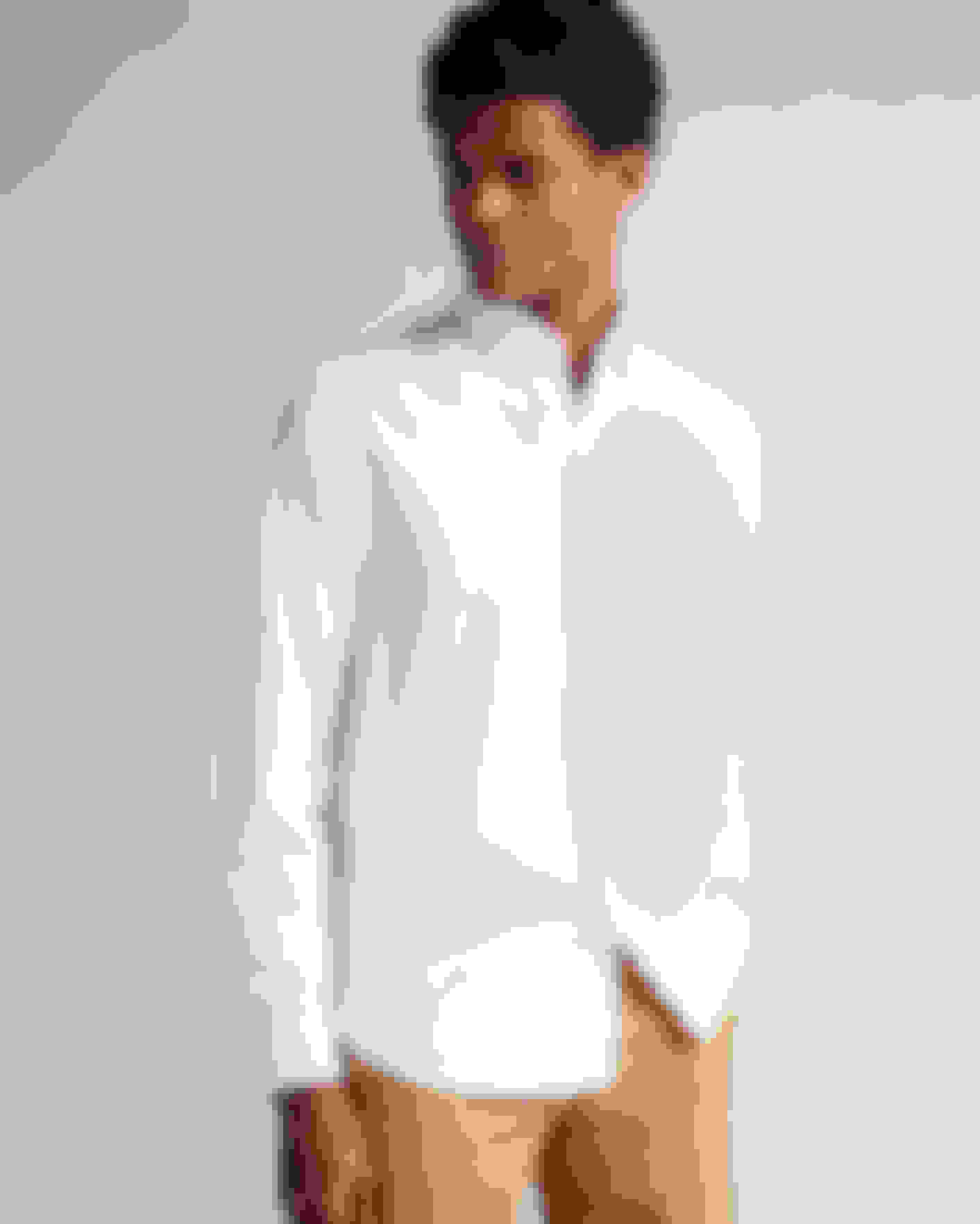 Weiß Langärmliges Oxford-Hemd Ted Baker