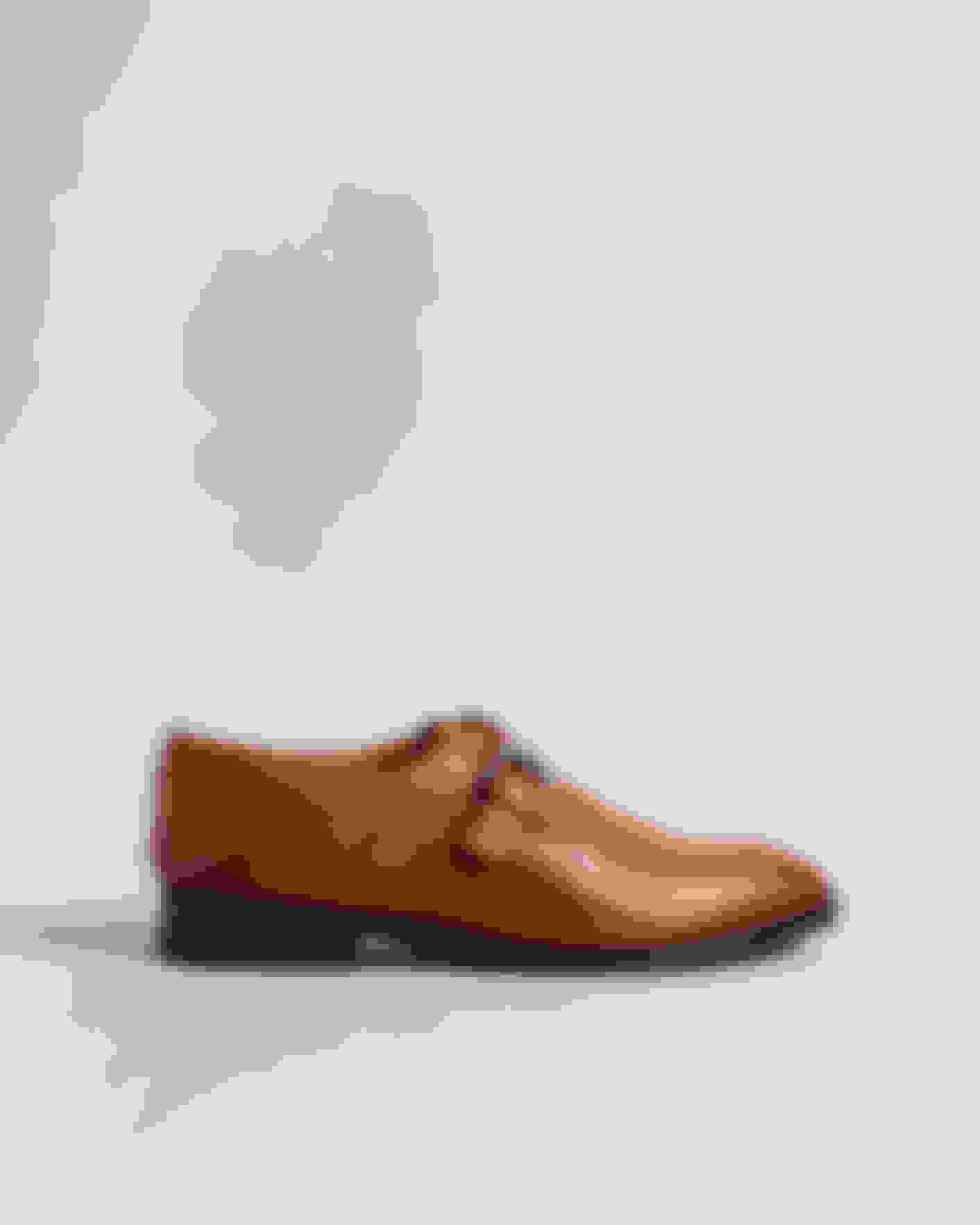 Beige Chaussures à boucles en cuir Ted Baker