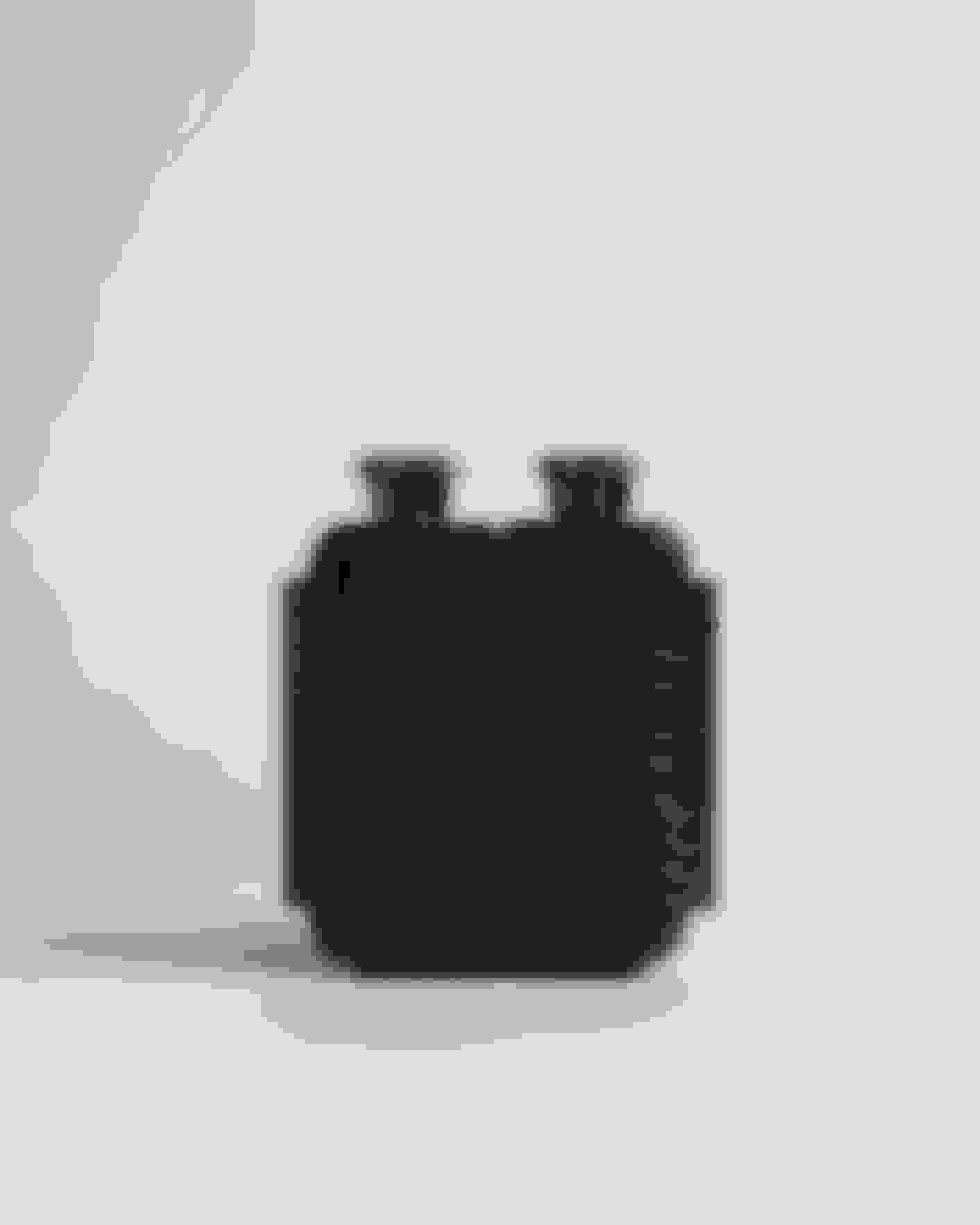 Noir Double flasque avec étui effet croco Ted Baker