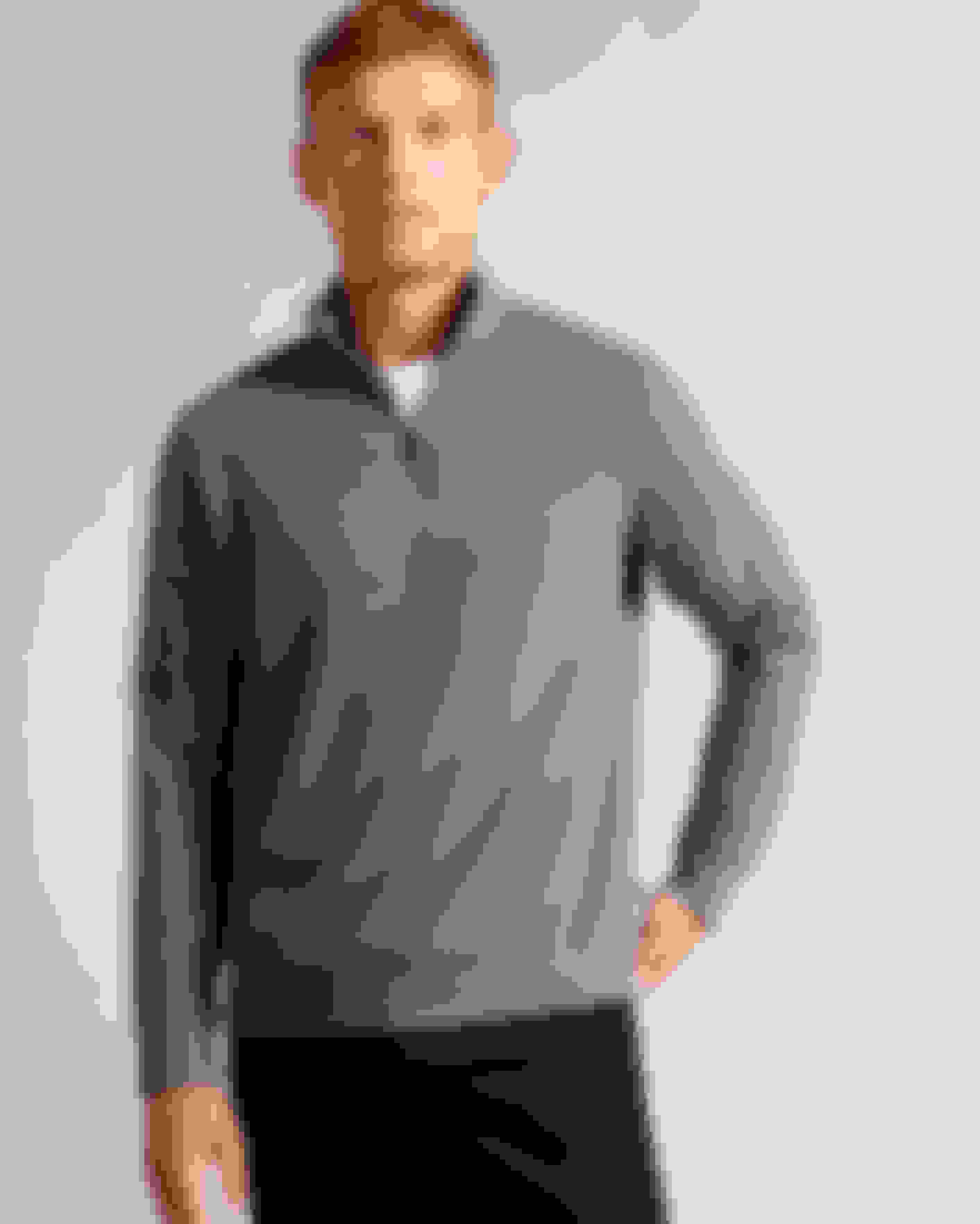 Grau Pullover mit hohem Kragen Ted Baker