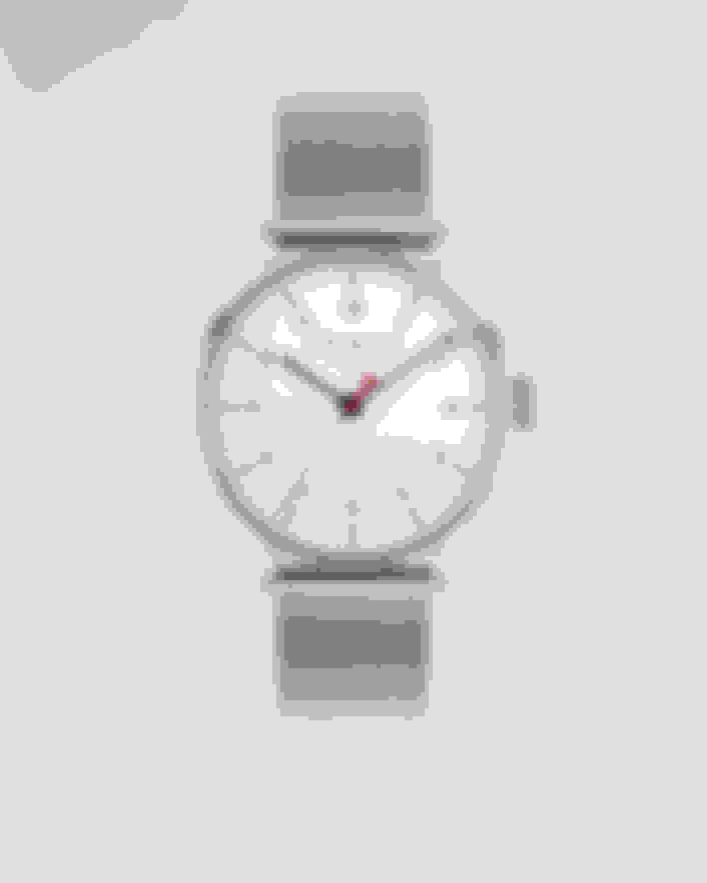 Silver Color Mesh Strap Watch Ted Baker