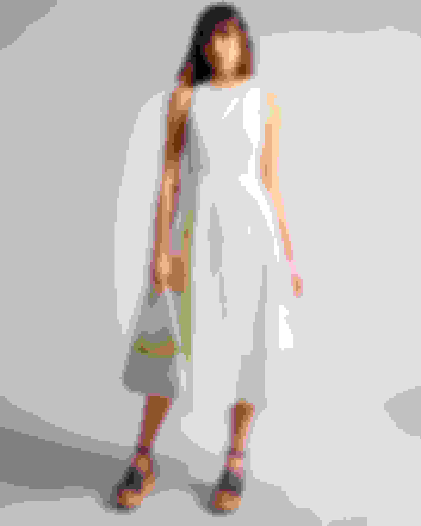 Ivory Sleeveless Full Skirted Dress Ted Baker
