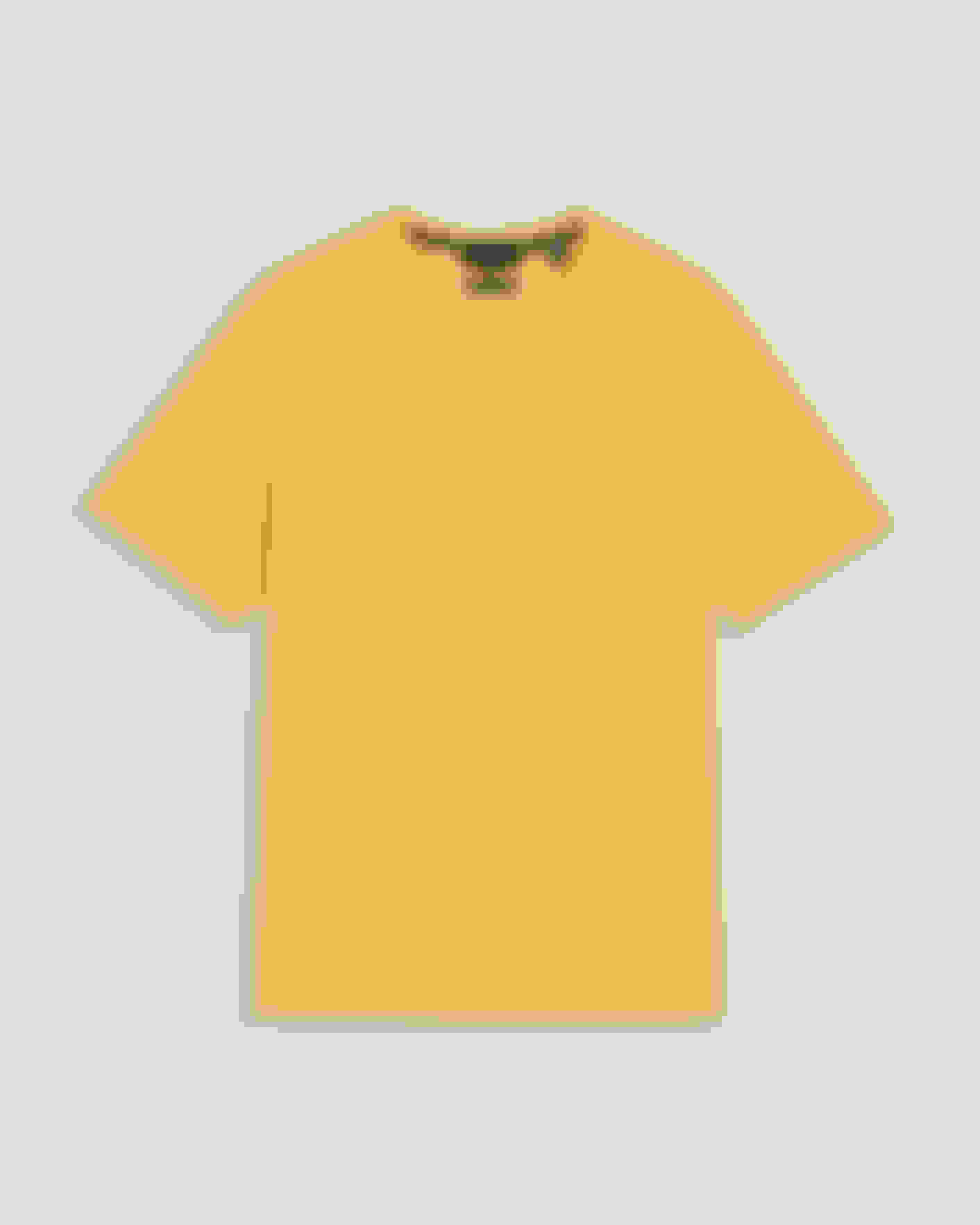 Golden Yellow Plain T-Shirt