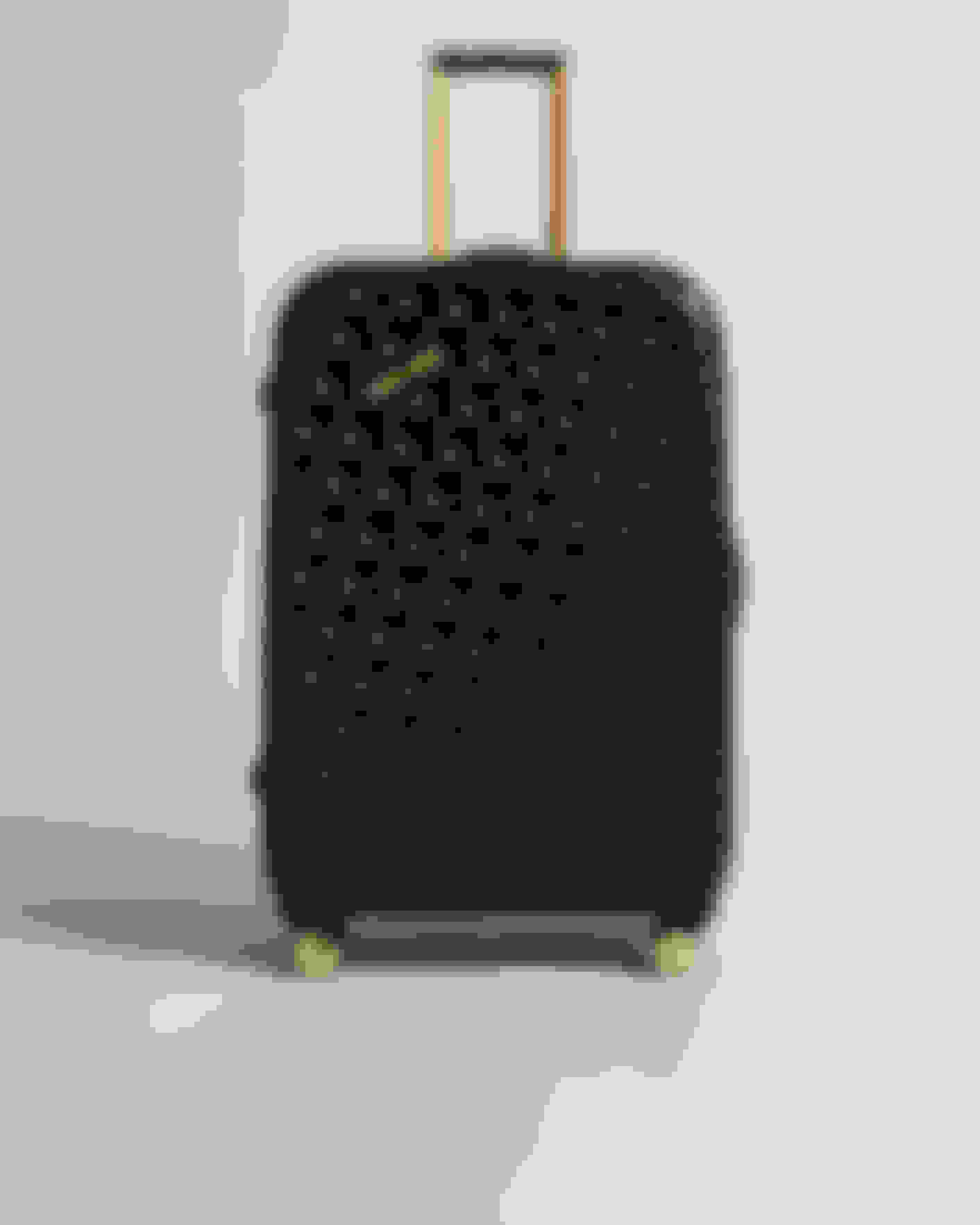 Noir Grande valise à roulettes avec nœuds en relief 79 x 53 x 31 cm Ted Baker