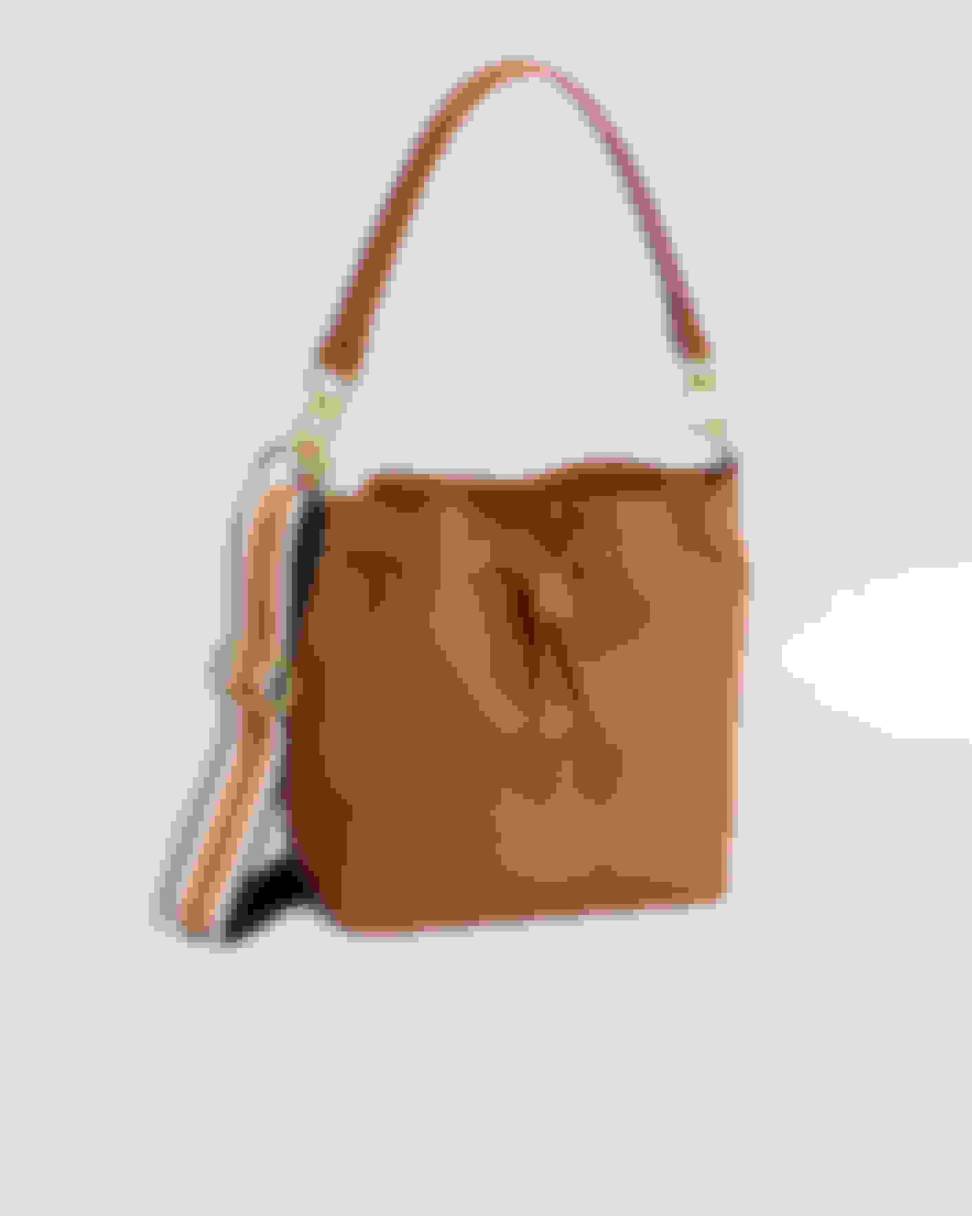 Braun Bucket Bag mit Logo-Gewebe-Riemen Ted Baker