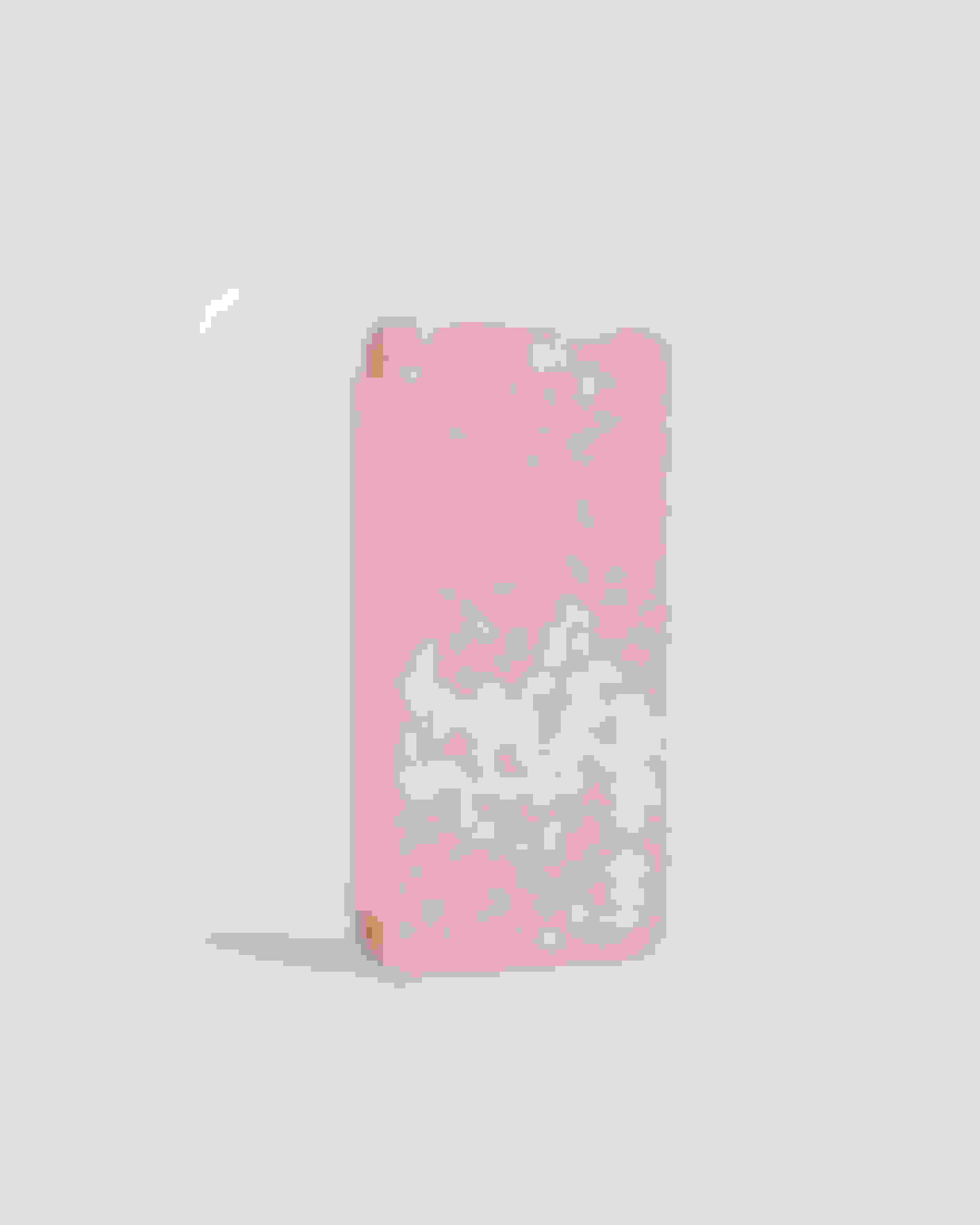 Baby Pink Glitter iPhone 12 / 12 Pro Mirror Case Ted Baker