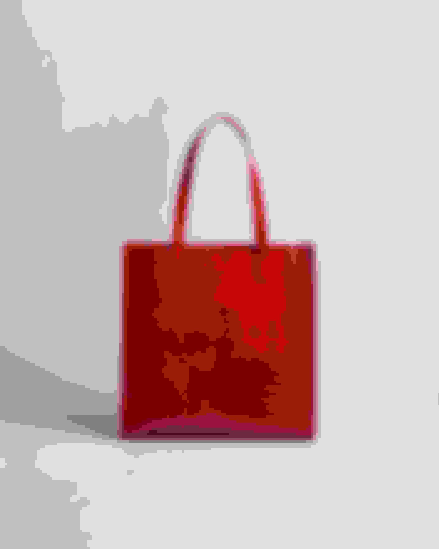 Rot Große Icon Tasche mit Krokodetails Ted Baker