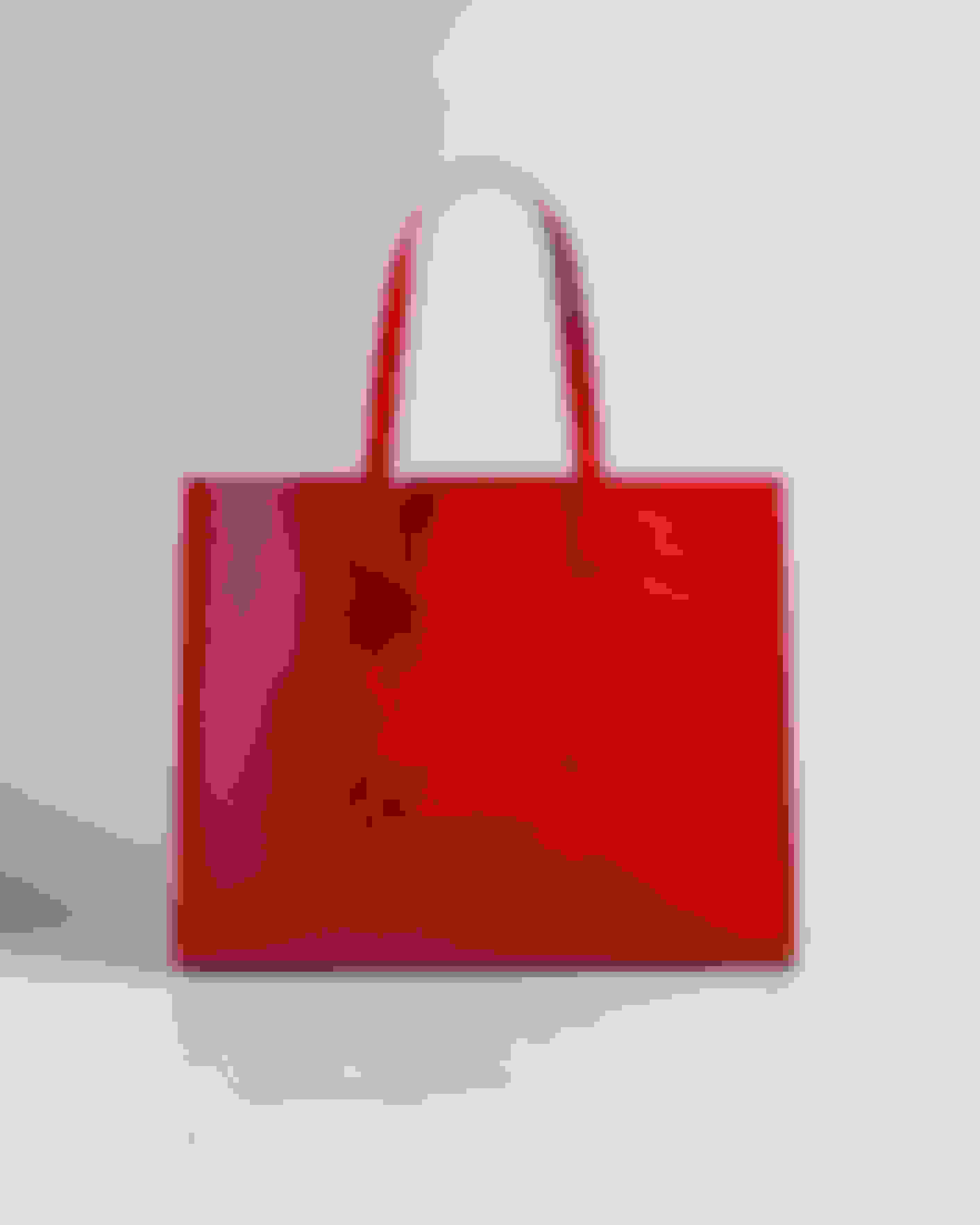 Red Mock Croc Icon Tote Bag Ted Baker