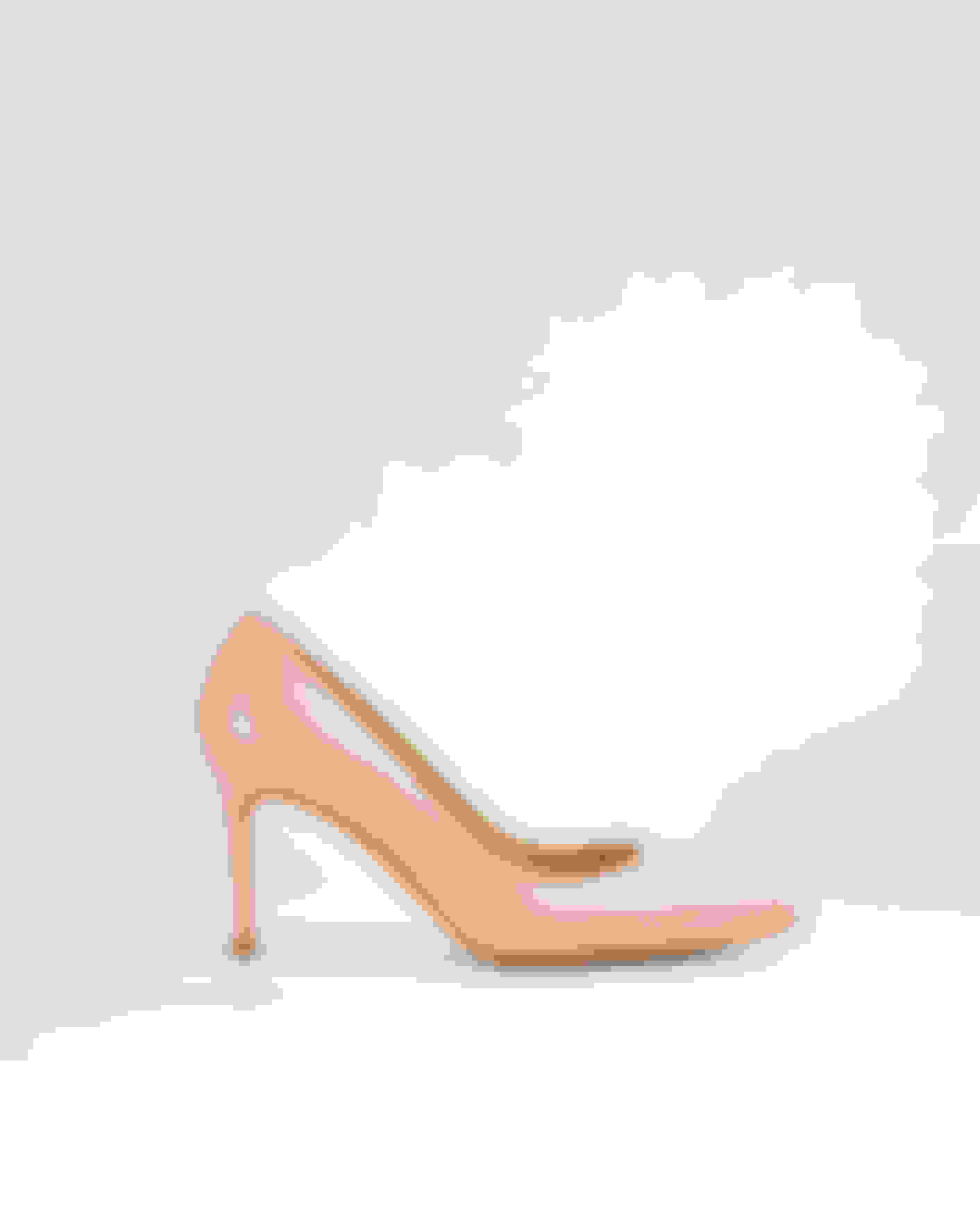 Dusky Pink Leather Court Shoes Ted Baker