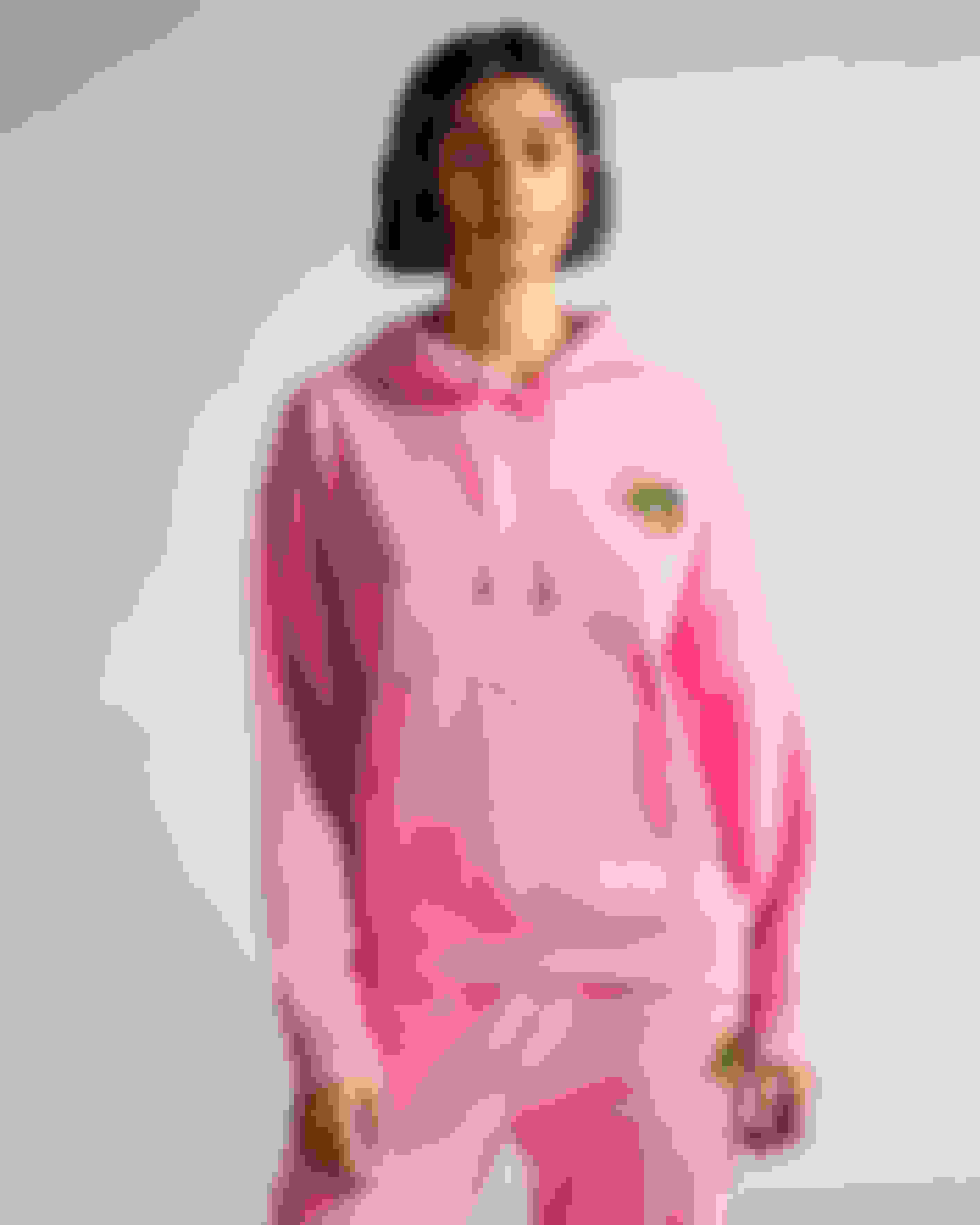 Pink Hoodie With Flower Patch Ted Baker