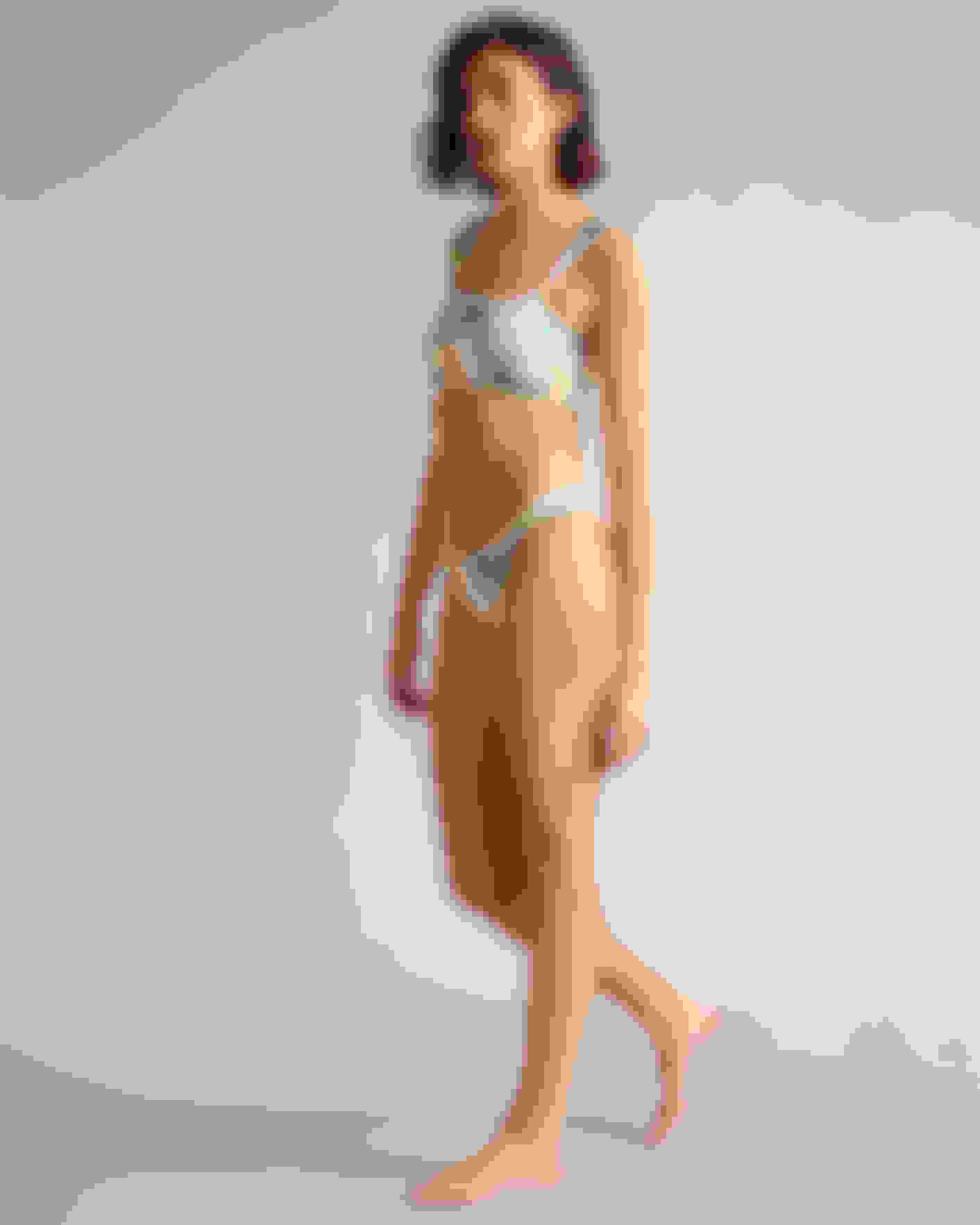 Blanco Braguita de Bikini Estampado Sketchy Magnolia Ted Baker