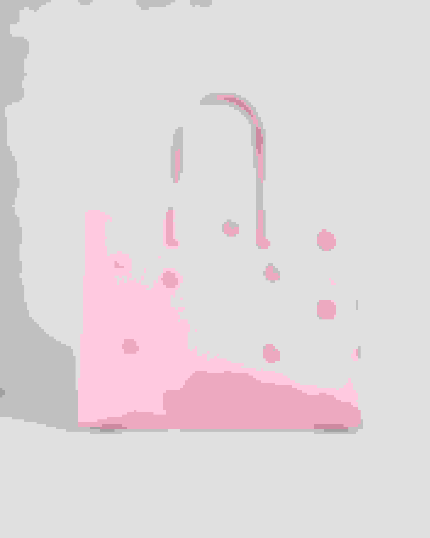 Dusky Pink Applique Debossed Floral Wide Icon Bag Ted Baker