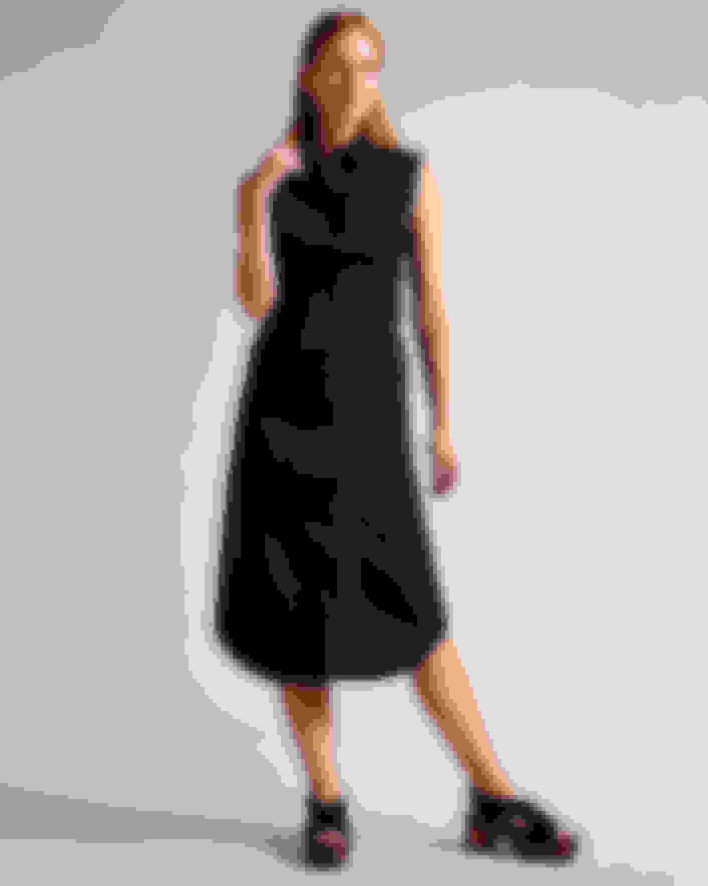 Black Utility Paperbag Waist Dress Ted Baker