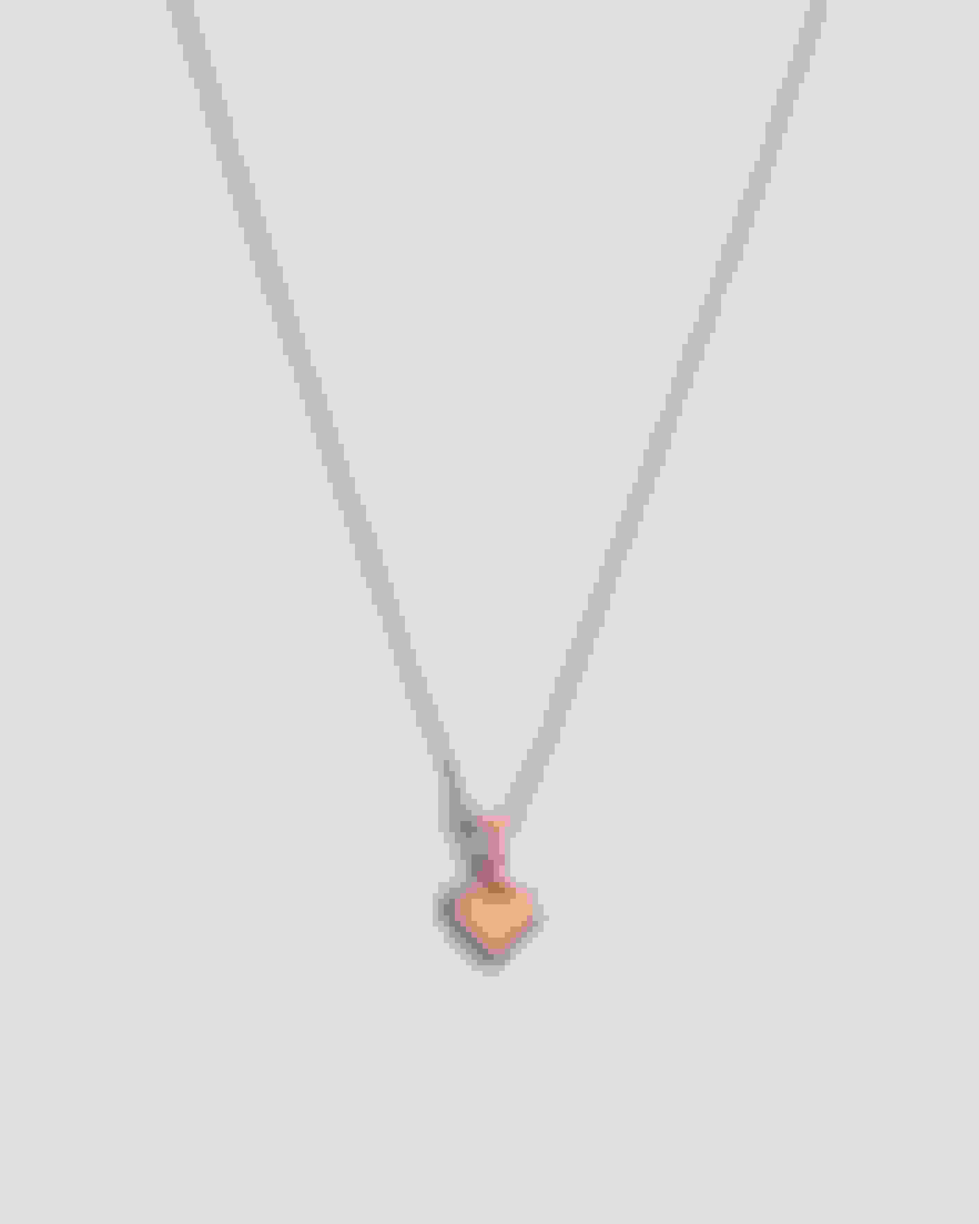 Rosegold Color Tee heart pendant Ted Baker