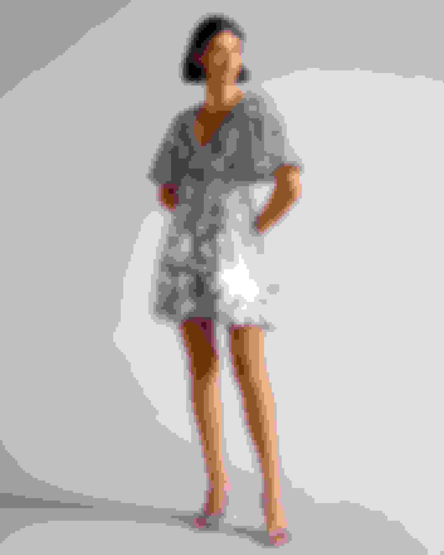 Ivory Cape Sleeve Sequin Embellished Mini Dress Ted Baker
