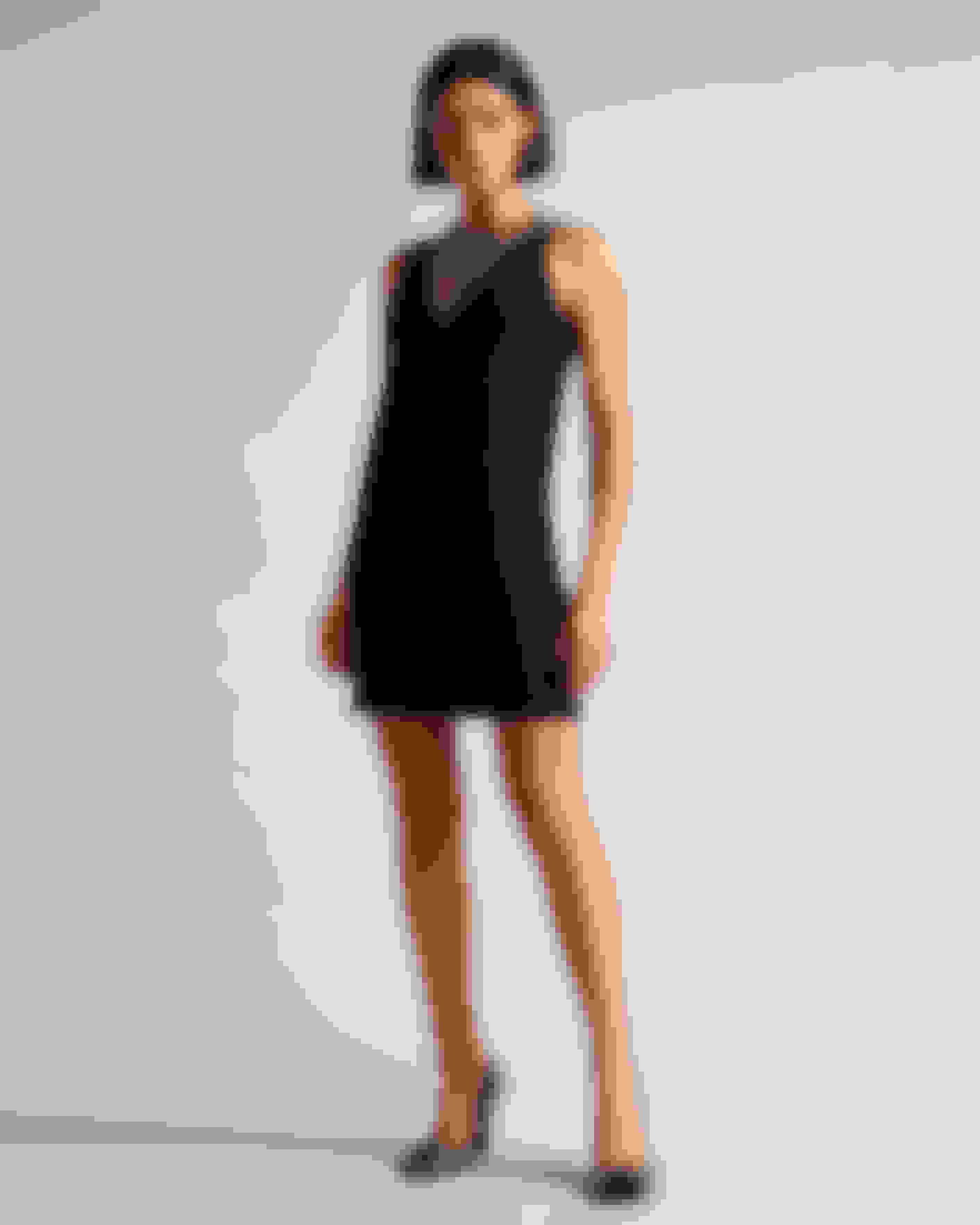 Black Shift Mini Dress With Embellished Neckline Ted Baker